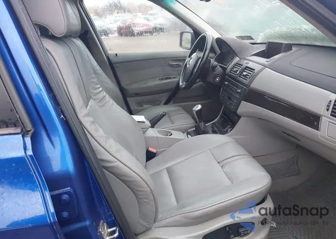 2007 BMW X3 3.0Si z USA, uszkodzony, nr VIN WBXPC93457WE78162